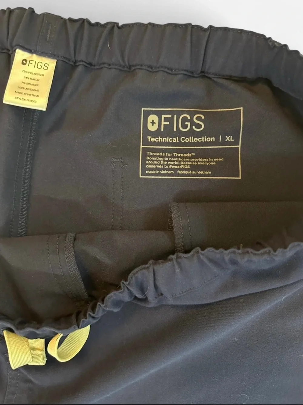 Figs Male Pisco Straight Leg Scrub Pants Size XL